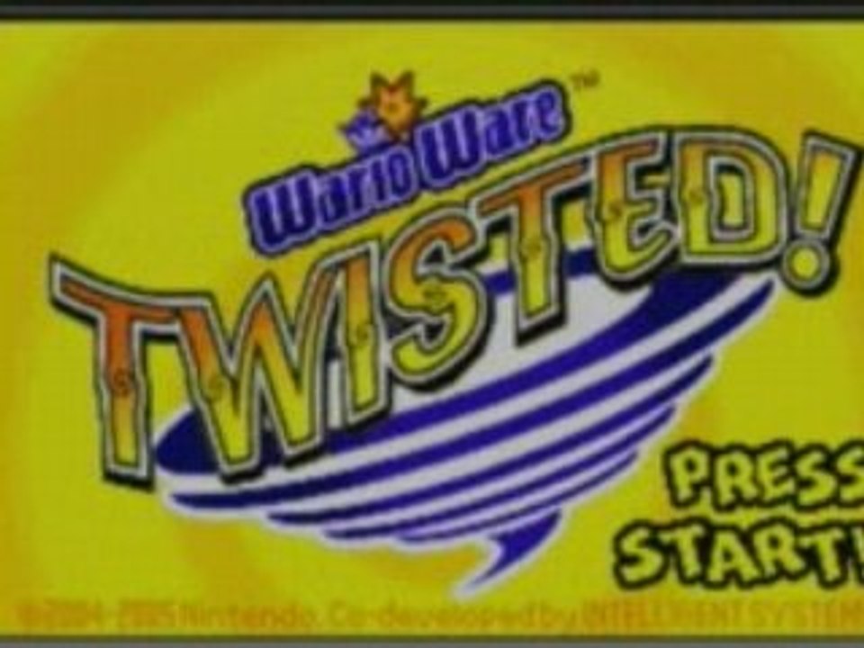 Wario Ware Twisted ! - Introductions du jeu