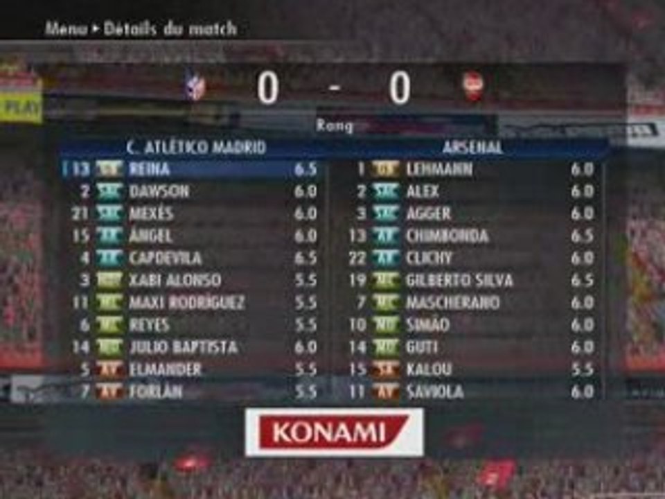 Atlético Madrid - Arsenal