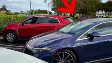 Woman's Parking Predicament 😂 | Caught in the Act! Hilarious Car Park Encounter