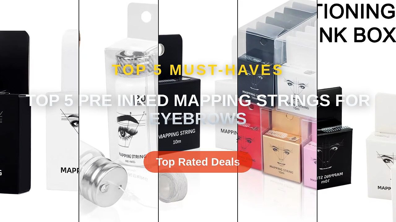 Why Everyone Is Buying Top 5 Pre Inked Mapping Strings For Eyebrows ...