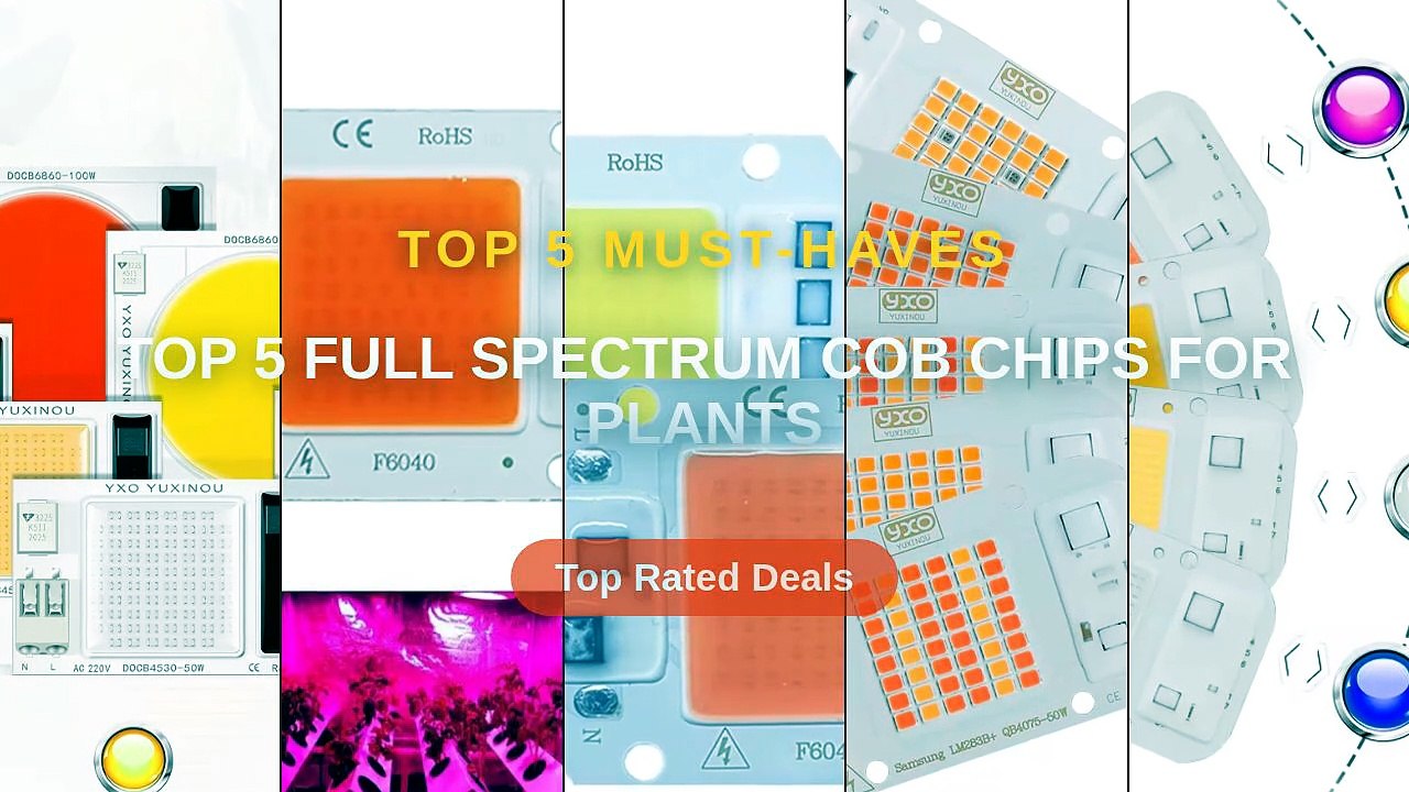 Cheap & Best Top 5 Full Spectrum COB Chips For Plants Unboxing & Review ...