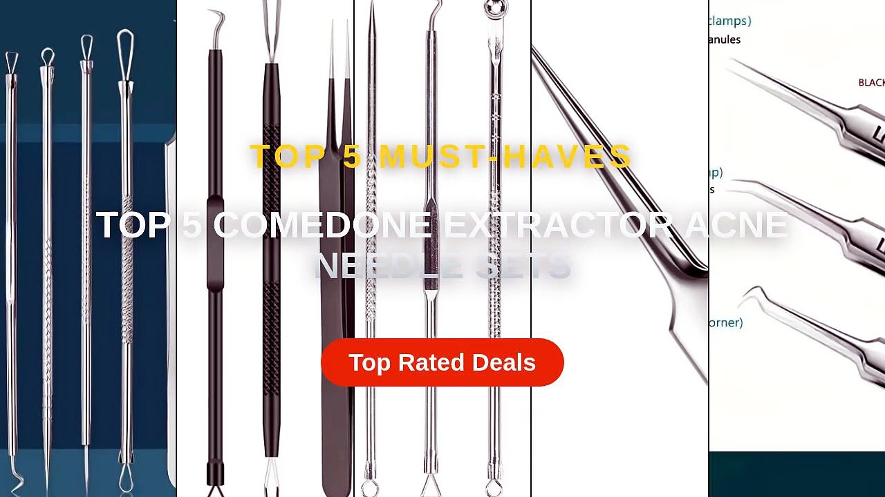 Top 5 Best Top 5 Comedone Extractor Acne Needle Sets (Must Have!) - 3 ...