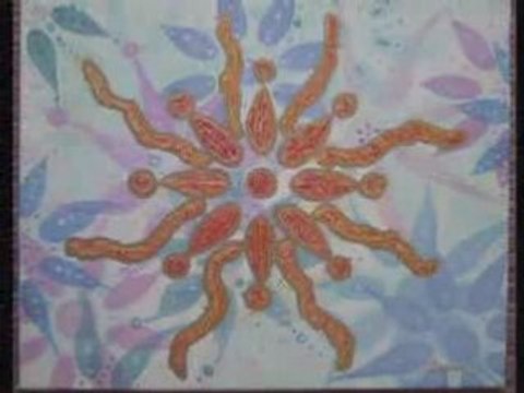 Hand painted canvas art