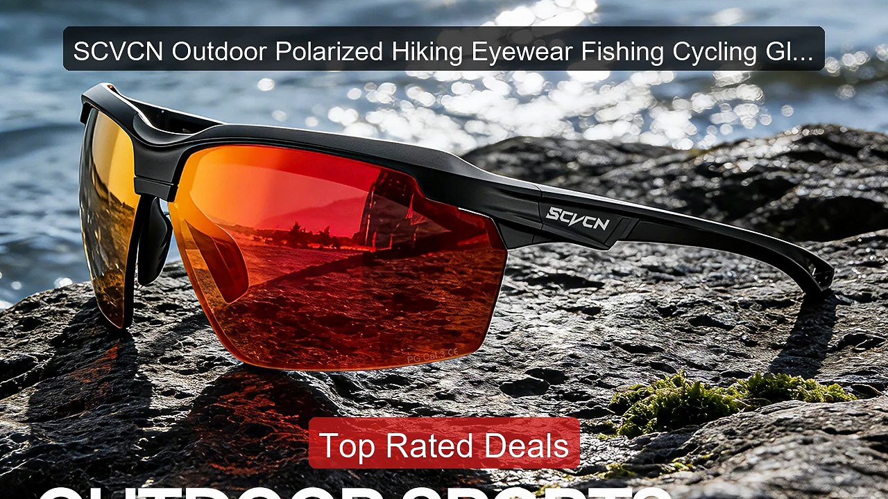 SCVCN Outdoor Polarized Hiking Eyewear Fishing Cycling Glasse... -- Amazing Value 2026 | Must Have!