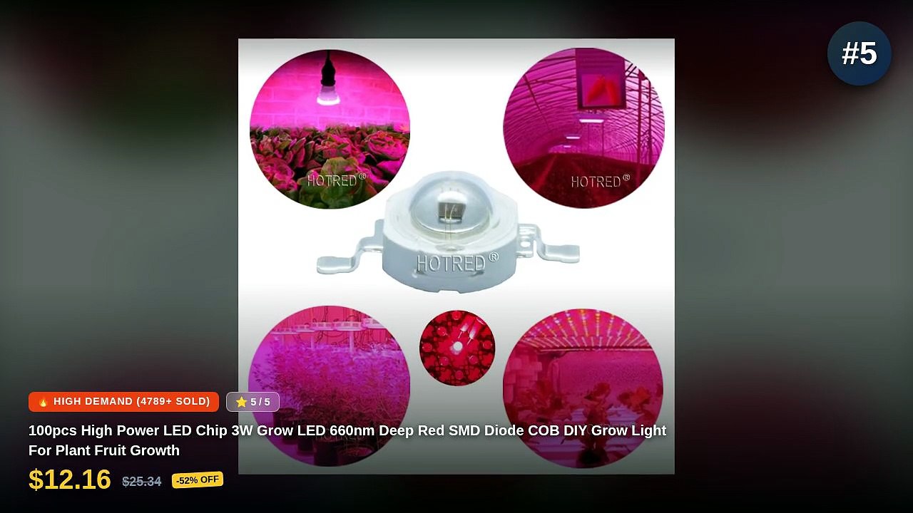 Don't Buy Top 5 Deep Red LEDs For Plant Growth Before Watching This ...