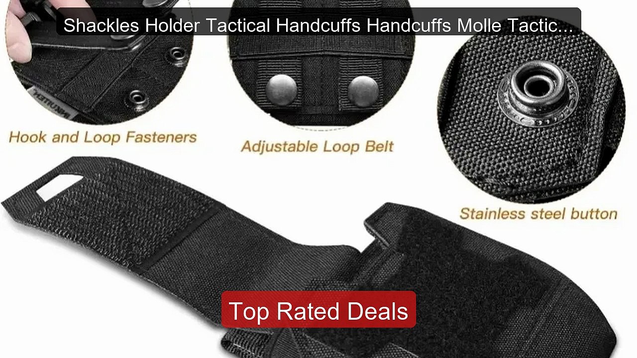 Shackles Holder Tactical Handcuffs Handcuffs Molle Tactical Un ...