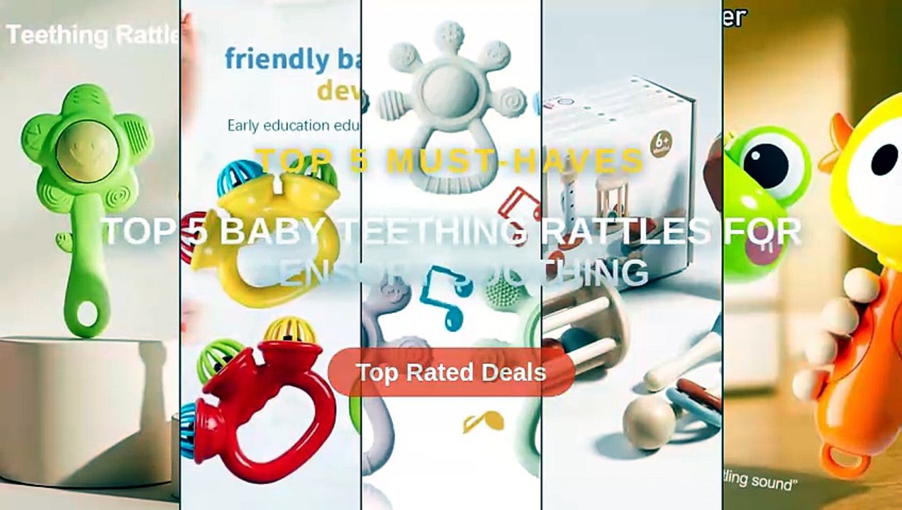 Best Top 5 Baby Teething Rattles For Sensory Soothing on AliExpress ...