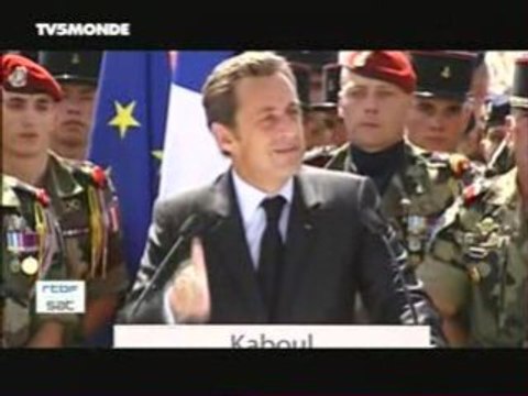 Nicolas Sarkozy visite drame Kaboul afghanistan