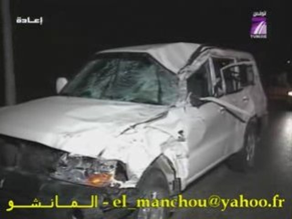 Tunisie Tunis-Ariana Accident de voiture mortel Aout 2008