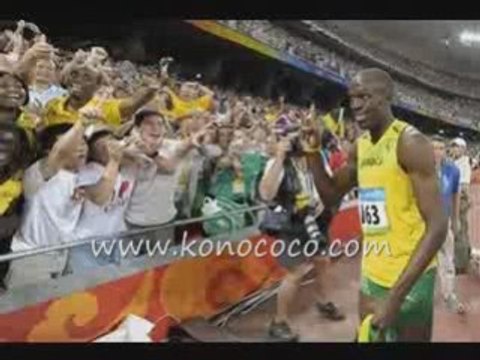 Usain Bolt runs 9.69 for World Record in 100m