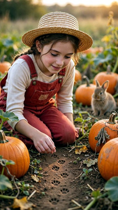Poppy the Baby Bunny Lost in the Pumpkin Patch 🐾 | Animal Rescue ...