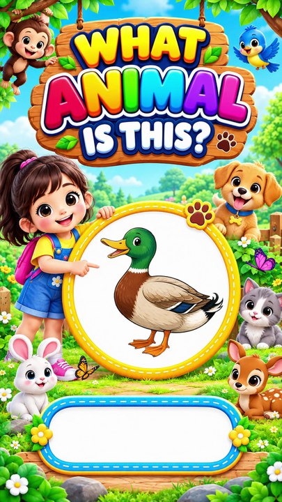 Guess the ANIMAL NAME! 🐾 | Kids Quiz - video Dailymotion
