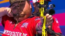 Ice in His Veins! 🇺🇸 BRONZE ON THE LINE! #archery