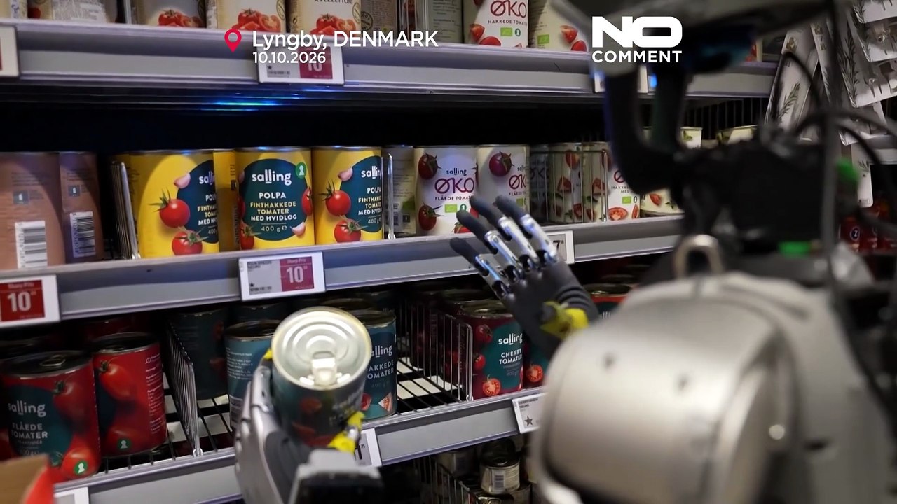 Danimarka, gece vardiyalarında marketlerde insansı robotları deniyor ...