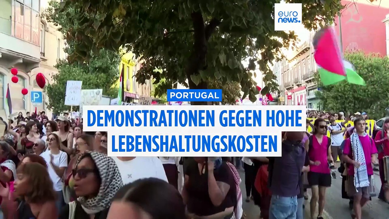 Proteste in portugal gegen hohe mieten und lebenshaltungskosten