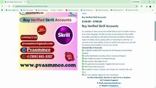 Verified Skrill Accounts in the USA: Verification Rules, Privacy, and Security Buy Verified ...