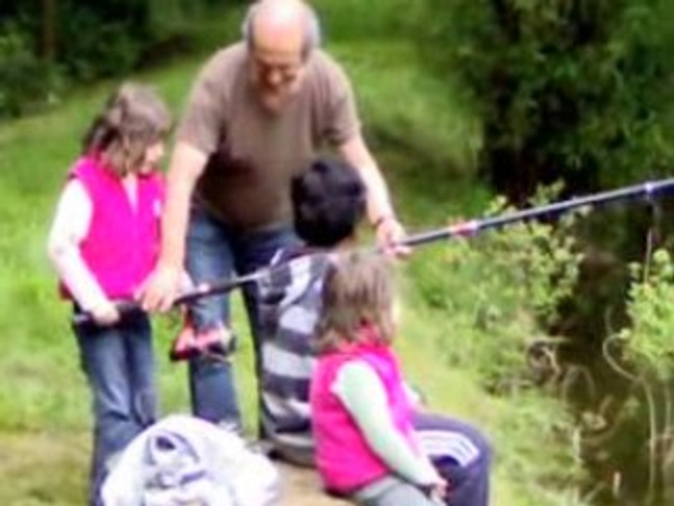 Peche avec papy !