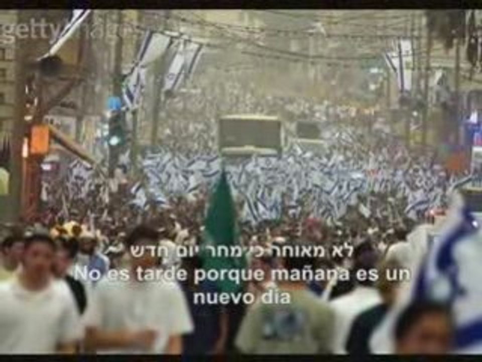 Hatikva (The Hope) - Eng,Fre,Heb