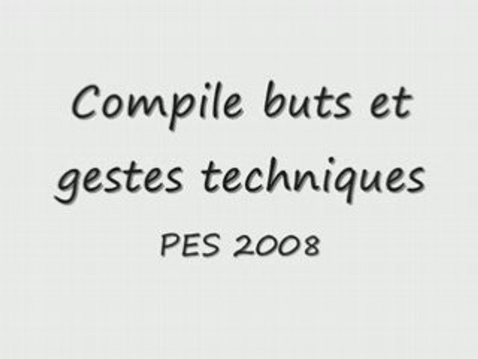 Compile buts+gestes techniques