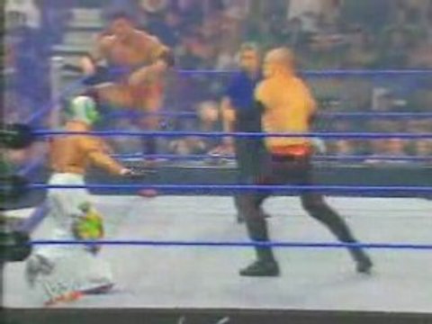 Armageddon 2005 - Batista & Rey Mysterio Vs Big Show & Kane