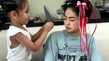 The Mid-Autumn Festival holiday has just started, and my little nephew has been "exclusively spoiled" by his niece. The little nephew has directly become an exclusive big toy.