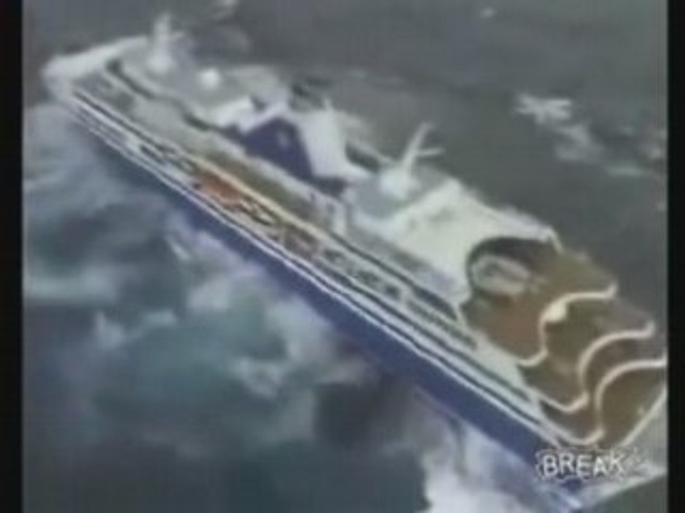 Cruise Ship Caught In Cyclone
