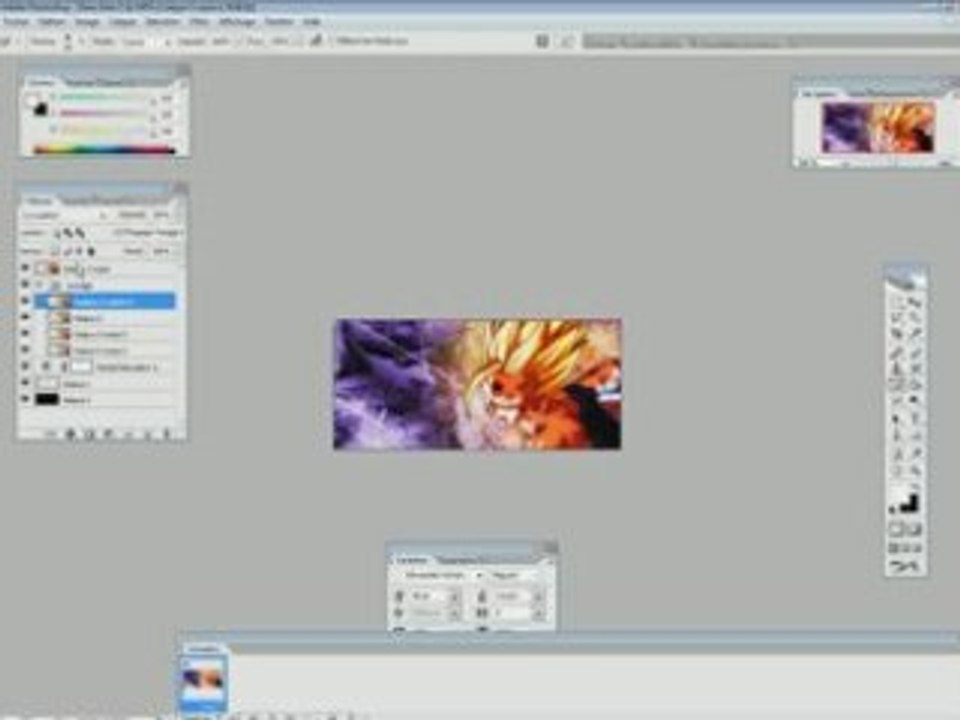 tuto signature photoshop SMUDGE + BRUSHES pour debutants