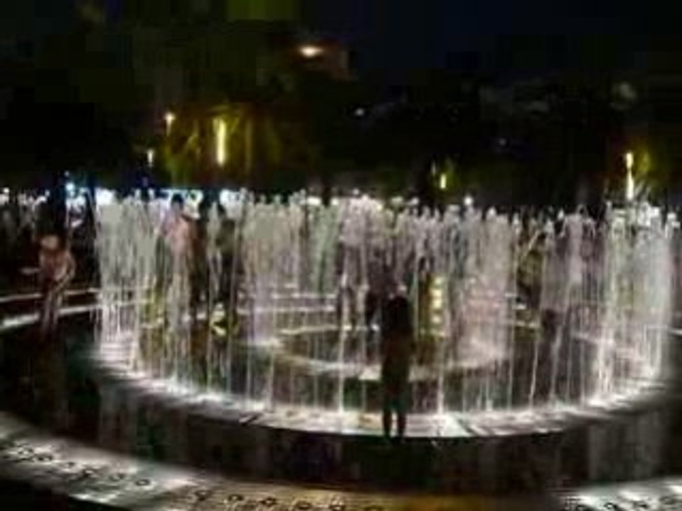 Jeux d'eau à Salou