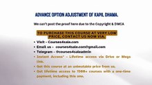 Courses4sale.com — Advance option adjustment of Kapil dhama.