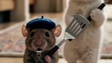 This Mouse Is a Terrible Influence 😂🐭 #FunnyCats #CatAndMouse