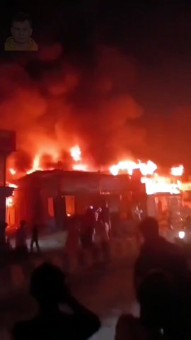 Shocking Fire Accident in the Street