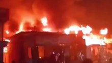 Shocking Fire Accident in the Street