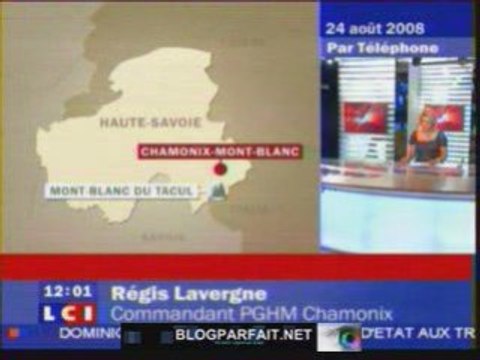 AVALANCHE MEURTRIERE DANS LES ALPES 24 AOUT 2008