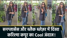 एयरपोर्ट पर अपने ईजी गोइंग लुक से Karisma Kapoor ने सेट किए फैशन गोल्स!