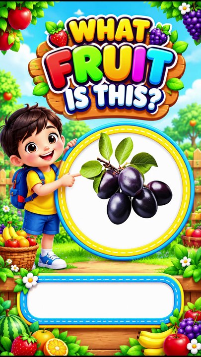 What Fruit Is This? 🍎 Fun Guessing Quiz for Kids - video Dailymotion