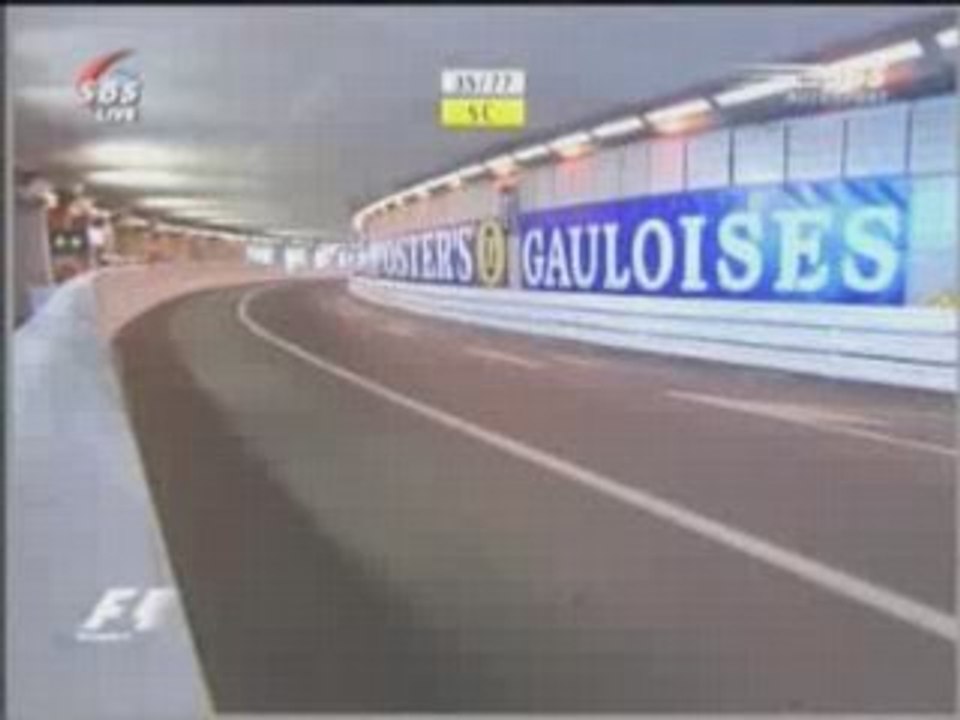 Formule 1 Monaco 2004 Tunnel crashes