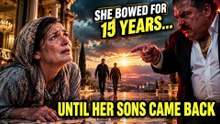She Bowed For 15 Years, and then her Sons came.