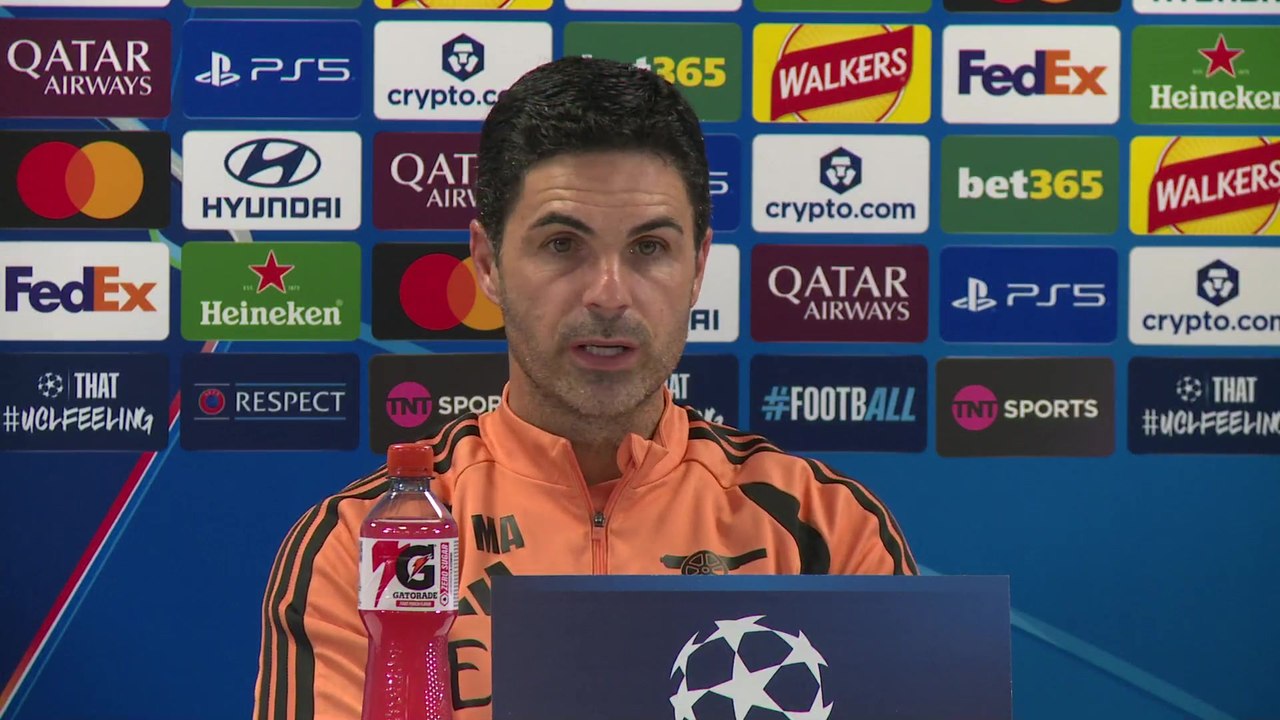 Arsenal manager Mikel Arteta previews their Champions League match against Lille