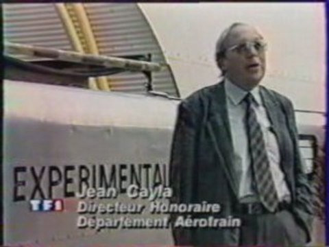 Journaux télévisés après l'incendie de l'Aérotrain I-80