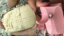 Corte de jabón ASMR: satisfacción visual y sonidos relajantes