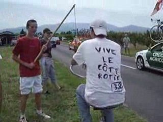 velo tour de france 2008 cote rotie humour