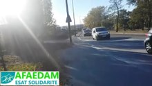 Passage du Mercedes Citaro G C2 2055 devant l'AFAEDAM - ESAT Solidarité