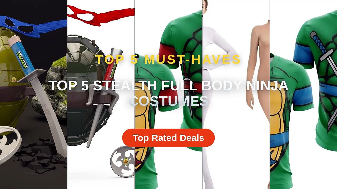 Top 5 Stealth Full Body Ninja Costumes: Top 5 Best Sellers - Bandai ...