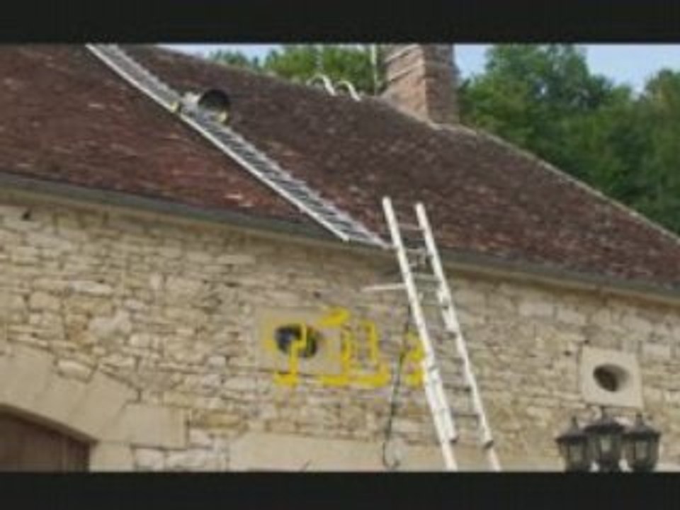 présentation d' un écarteur de toit pour échelle