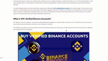 Top 6 Sites To Buying Verified Binance Accounts