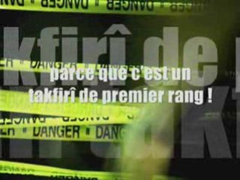 A toi le takfir - Shaykh Zayd Qu'Allah le préserve