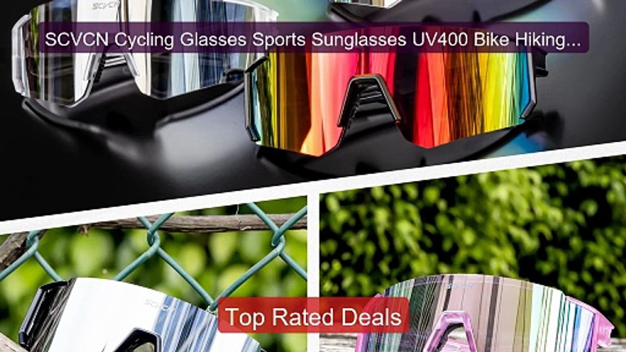 SCVCN Cycling Glasses Sports Sunglasses UV400 Bike Hiking Cam... -- Amazing Value 2026 | Must Have!