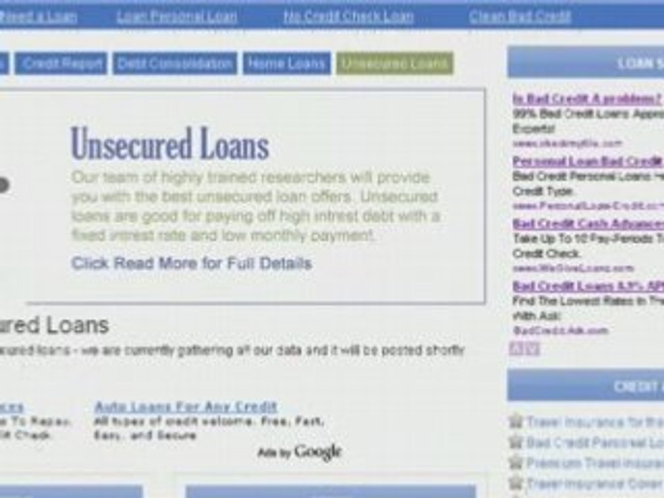 bad credit loans