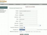 Edit personal info and payment information in Hooqy Media Pu