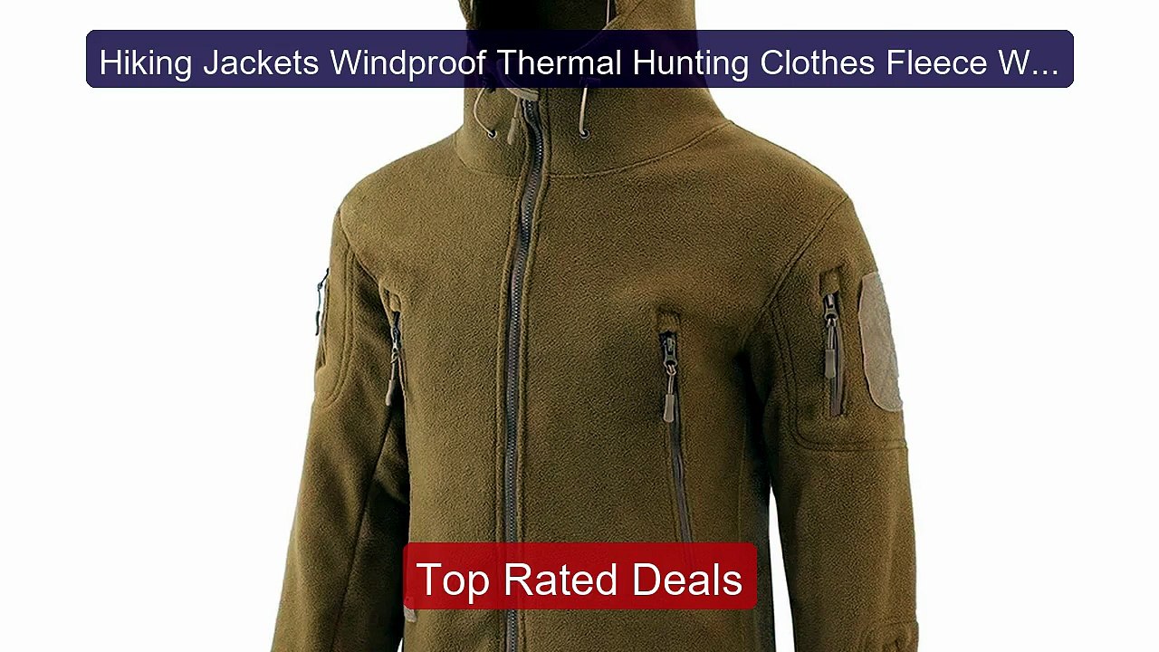 Hiking Jackets Windproof Thermal Hunting Clothes Fleece Windbr... -- Hot Deal 2026 | Limited Offer!